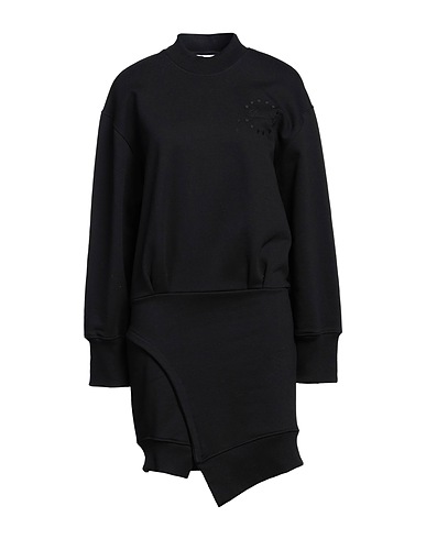 MARGAUX LONNBERG Short dress Black 50% Cotton, 50% Polyester