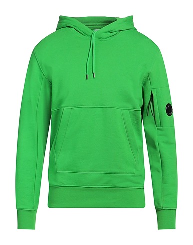 C.P. COMPANY Hooded track jacket  Light green 100% Cotton
