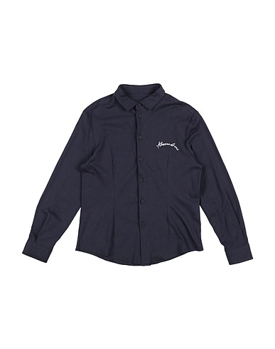 DANIELE ALESSANDRINI Chemise de couleur unie 100% Coton