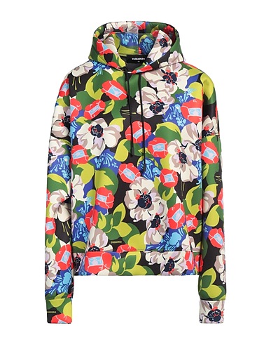 DSQUARED2 Hooded sweatshirt Military green 100% Polyester