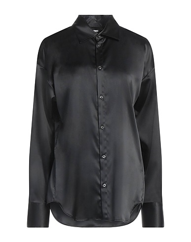 DSQUARED2 Camicie e bluse tinta unita Nero 96% Poliestere, 4% Elastan, Vetro, Alluminio