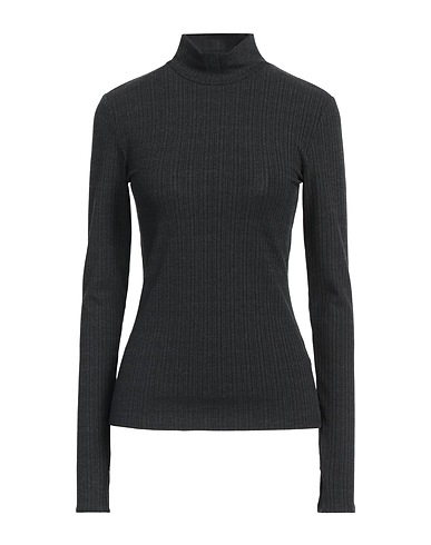 GANNI T-shirt Charcoal 66% EcoVero™ viscose, 28% Recycled polyester, 6% Elastane