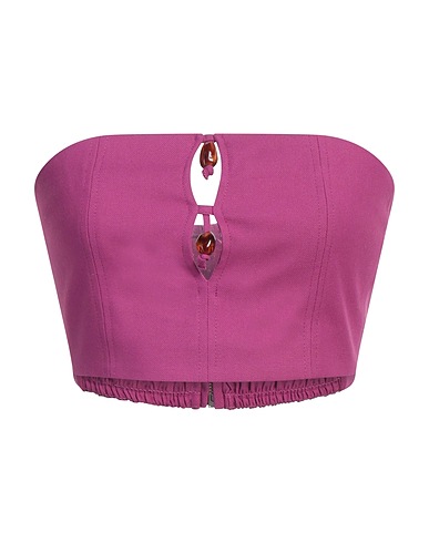 GANNI Top 70% Recycled polyester, 30% EcoVero™ viscose