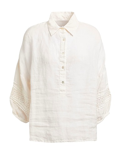 120% LINO Top Cream 100% Linen