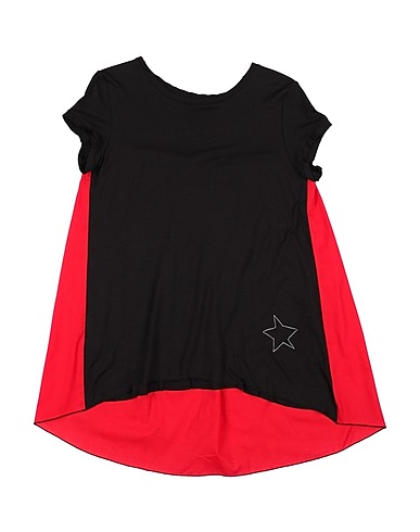 PEEPS T-shirt Black 95% Viscose, 5% Elastane, Cotton