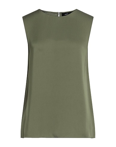 THEORY Top Verde militare 100% Seta