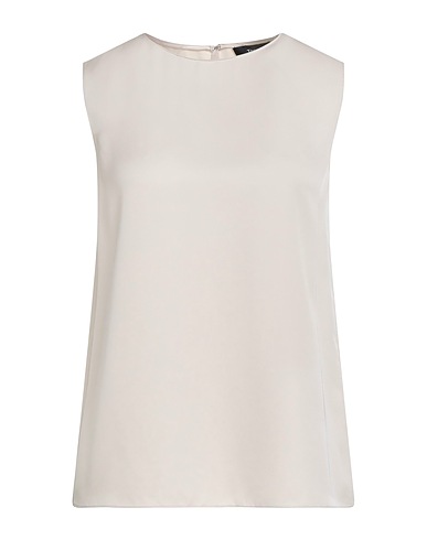 THEORY Silk top Light grey 100% Silk