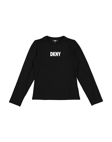 DKNY T-shirt Black 95% Cotton, 5% Elastane