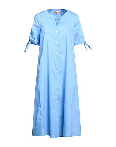 LA CAMICIA Midi dress 76% Cotton, 20% Polyamide, 4% Elastane