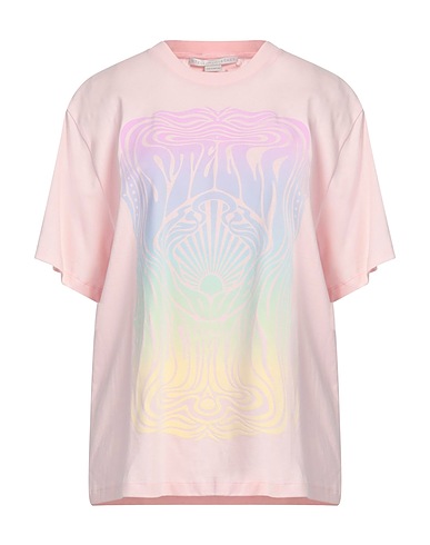 STELLA McCARTNEY T-shirt Pink 100% Cotton, Elastane