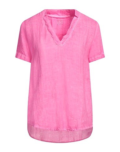 120% LINO Top Rosa 100% Lino