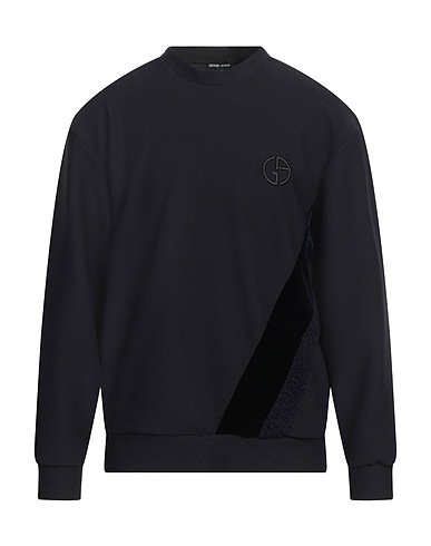 GIORGIO ARMANI Sweatshirt Nachtblau 80% Polyamid, 20% Elastan, Kamelwolle, Seide, Cupro