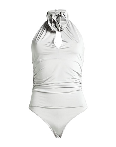 VICOLO TOPS & TEES Light grey 95% Polyester, 5% Elastane
