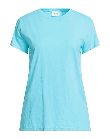 VICOLO Basic T-Shirt Sky blue 100% Cotton