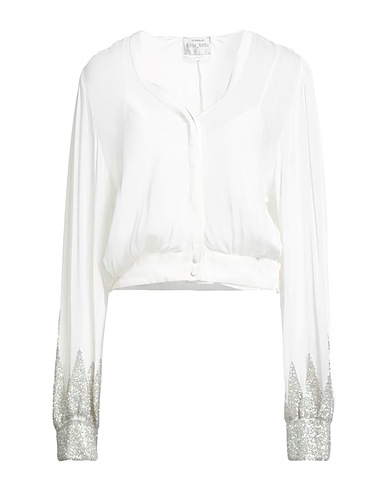 FORTE_FORTE Shirts White 100% Viscose, Glass