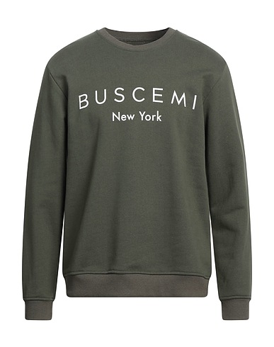 BUSCEMI Sweatshirt Military green 100% Cotton