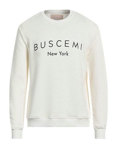 BUSCEMI Felpa Avorio 100% Cotone