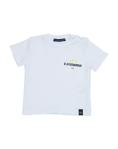 DANIELE ALESSANDRINI T-shirt Bianco 90% Cotone, 10% Elastan