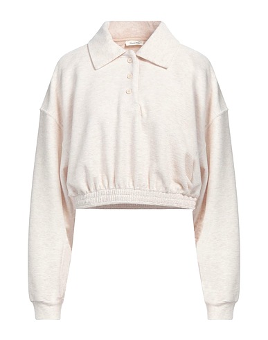 AMERICAN VINTAGE Sweatshirt Ivory 48% Cotton, 48% Polyester, 4% Polyamide
