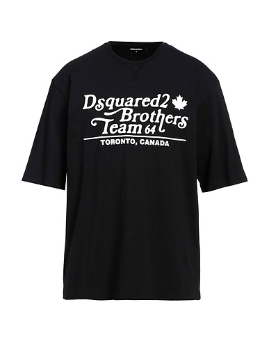 DSQUARED2 T-Shirt Schwarz 100% Baumwolle