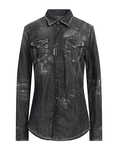 DSQUARED2 Denim shirt Black 100% Cotton