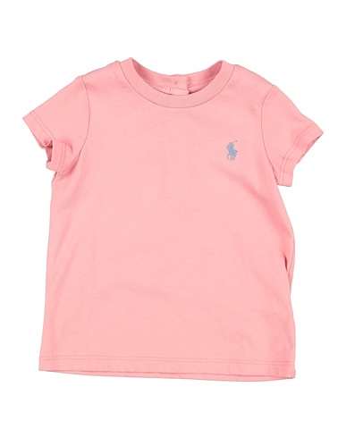POLO RALPH LAUREN T-shirt Αντικέ ροζ 100% Βαμβάκι