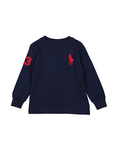 POLO RALPH LAUREN T-shirt Big Pony Cotton Jersey Tee
 Midnight blue 100% Cotton