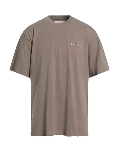 BUSCEMI Basic T-Shirt Khaki 100% Cotton, Elastane