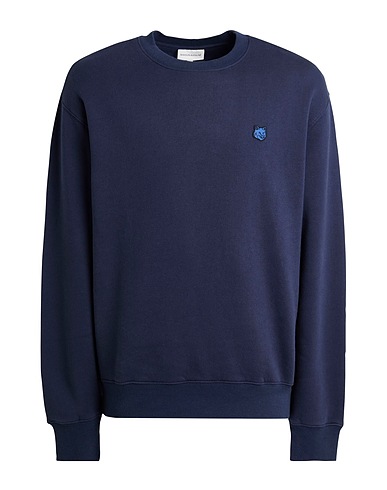MAISON KITSUNÉ Sweatshirt Navy blue 100% Cotton