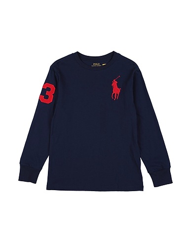 POLO RALPH LAUREN T-shirt Big Pony Cotton Jersey Tee
 Midnight blue 100% Cotton