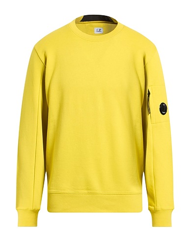 C.P. COMPANY Sweat-shirt Jaune 100% Coton