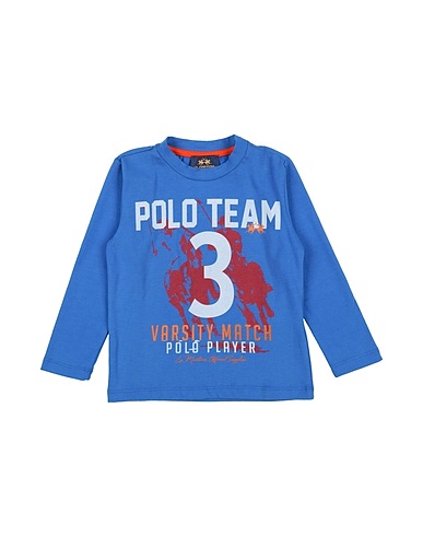 LA MARTINA T-shirt Blu 95% Cotone, 5% Elastan