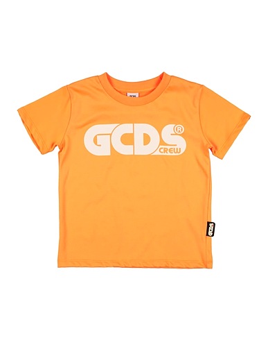 GCDS MINI T-shirt Orange 65% Polyester, 35% Cotton