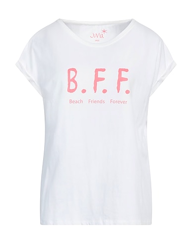 JUVIA T-shirt Ivory 100% Cotton