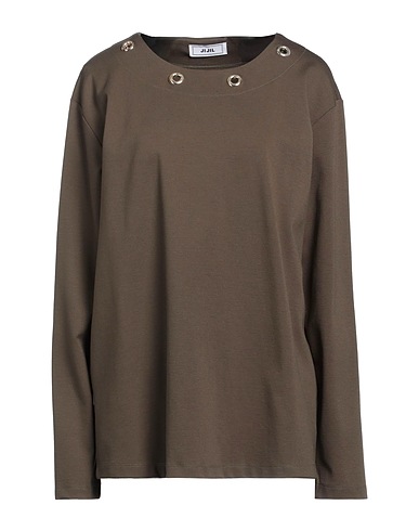 JIJIL T-shirt Verde militare 60% Viscosa, 35% Poliammide, 5% Elastan