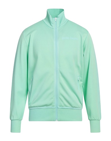 PALM ANGELS Sweatshirt Light green 100% Polyester, Elastane