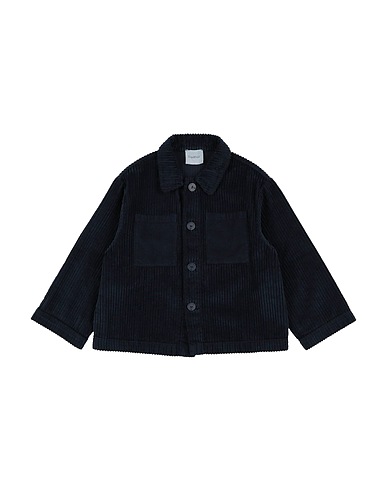 LE PETIT COCO Camicia tinta unita Blu navy 100% Cotone
