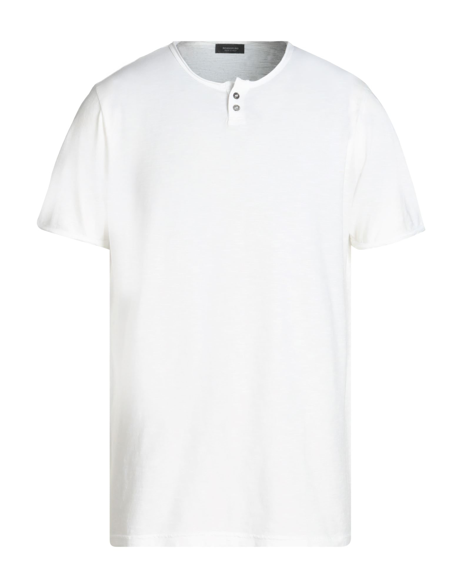 Tシャツ・カットソー ROBERTO COLLINA Men T Shirts RB10121RB10 01 WHITE ROBERTO COLLINA | White Men's Basic T-shirt | YOOX