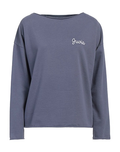 JUVIA Sweatshirt Slate blue 50% Cotton, 50% Polyester