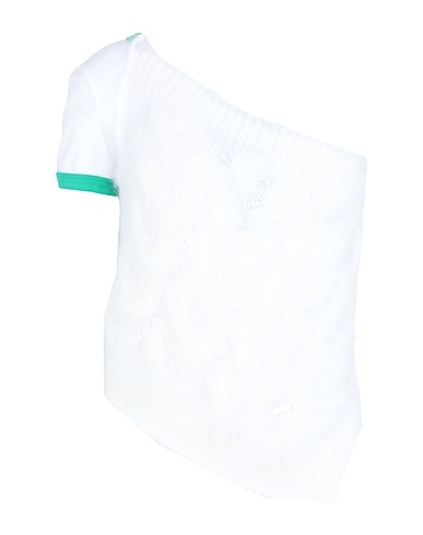 DSQUARED2 Top Bianco 50% Lana mohair, 32% Poliammide, 18% Lana