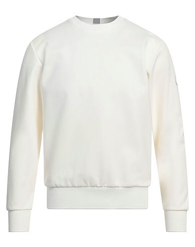 PEOPLE OF SHIBUYA Sweatshirt Elfenbein 67% Baumwolle, 28% Polyamid, 5% Elastan