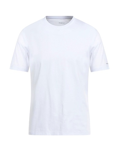 PEOPLE OF SHIBUYA Basic T-Shirt White 100% Cotton