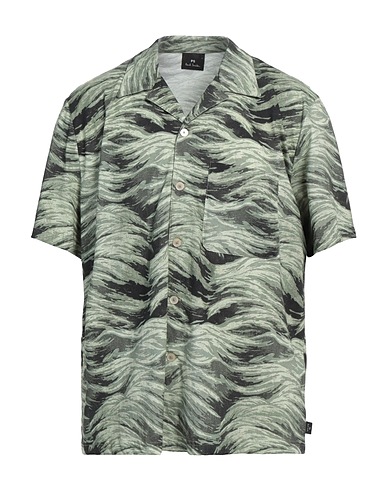 PS PAUL SMITH Patterned shirt Green 100% Cotton