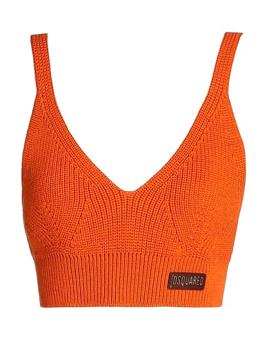 DSQUARED2 Top Orange 100% Wool