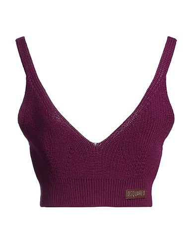 DSQUARED2 Top Plum 100% Wool