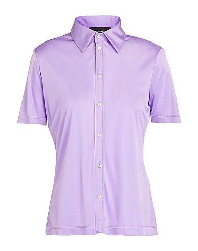 DSQUARED2 Solid color shirts & blouses Lilac 100% Viscose