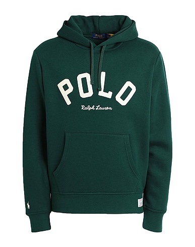 POLO RALPH LAUREN スウェット THE RL FLEECE LOGO HOODIE
 ダークグリーン コットン 60% / ポリエステル 40%