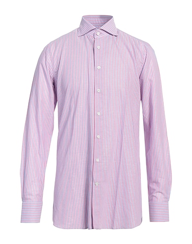 100 HANDS Striped shirt Coral 70% Cotton, 30% Linen