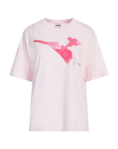 DIADORA T-shirt Pink 100% Cotton