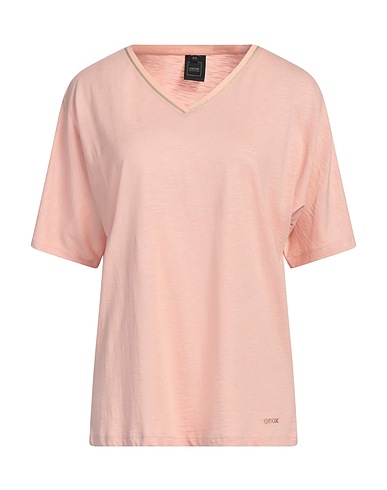 GEOX T-shirt Salmon pink 50% Cotton, 50% Modal